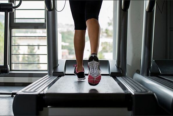 Corriendo en una cinta de correr