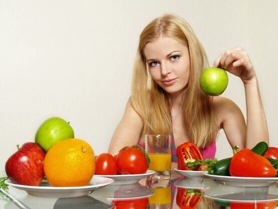 Perder peso, confiar en las verduras